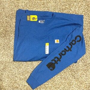 Carhartt Loose Fit Heavyweight Long sleeve graphic pocket shirt XL NWT